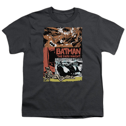 DC Batman Old Movie Poster - Youth T-Shirt Youth T-Shirt (Ages 8-12) Batman   