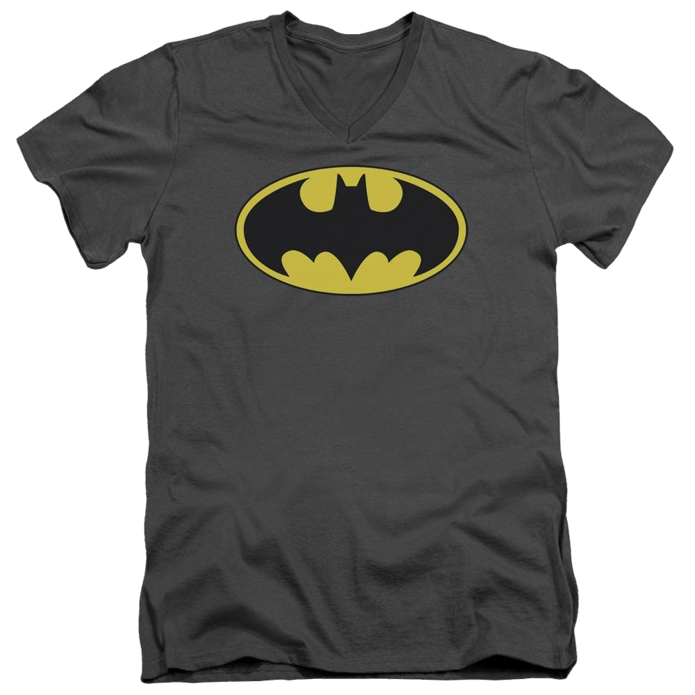 Batman Classic Bat Logo - Men's V-Neck T-Shirt Men's V-Neck T-Shirt Batman   