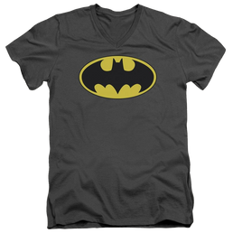 Batman Classic Bat Logo - Men's V-Neck T-Shirt Men's V-Neck T-Shirt Batman   