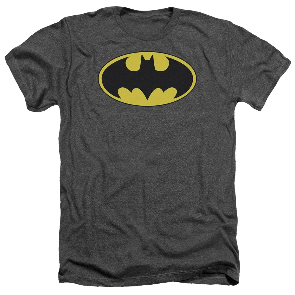 Batman Classic Bat Logo - Men's Heather T-Shirt Men's Heather T-Shirt Batman   