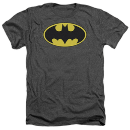 Batman Classic Bat Logo - Men's Heather T-Shirt Men's Heather T-Shirt Batman   