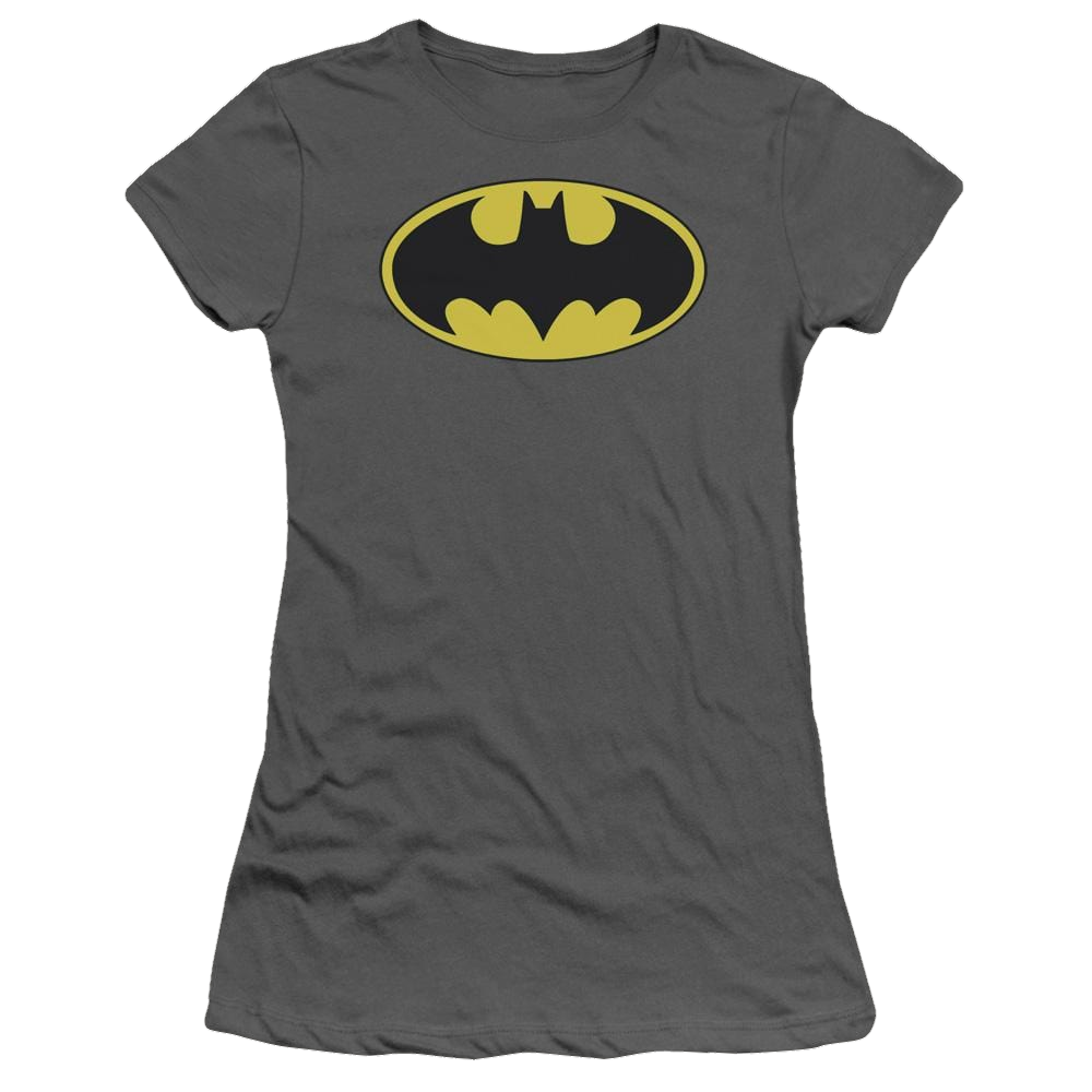Batman Classic Bat Logo - Juniors T-Shirt Juniors T-Shirt Batman   
