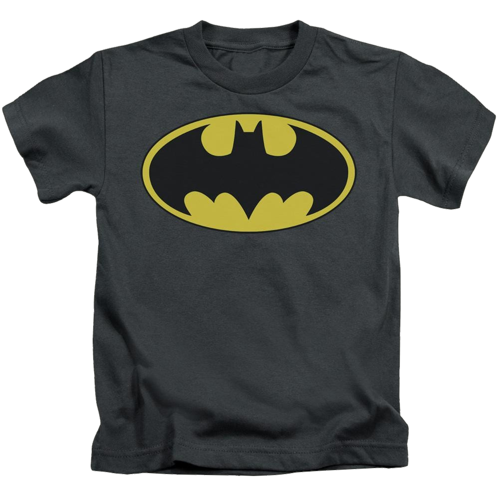 DC Batman Classic Bat Logo - Kid's T-Shirt Kid's T-Shirt (Ages 4-7) Batman   