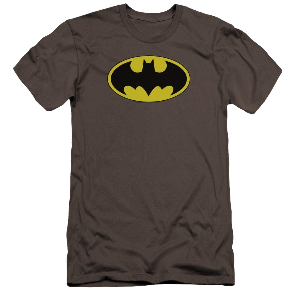 Batman Classic Bat Logo - Men's Premium Slim Fit T-Shirt Men's Premium Slim Fit T-Shirt Batman   