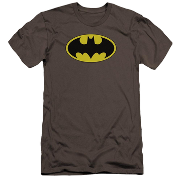Batman Classic Bat Logo - Men's Premium Slim Fit T-Shirt Men's Premium Slim Fit T-Shirt Batman   