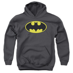 DC Batman Classic Bat Logo - Youth Hoodie Youth Hoodie (Ages 8-12) Batman   