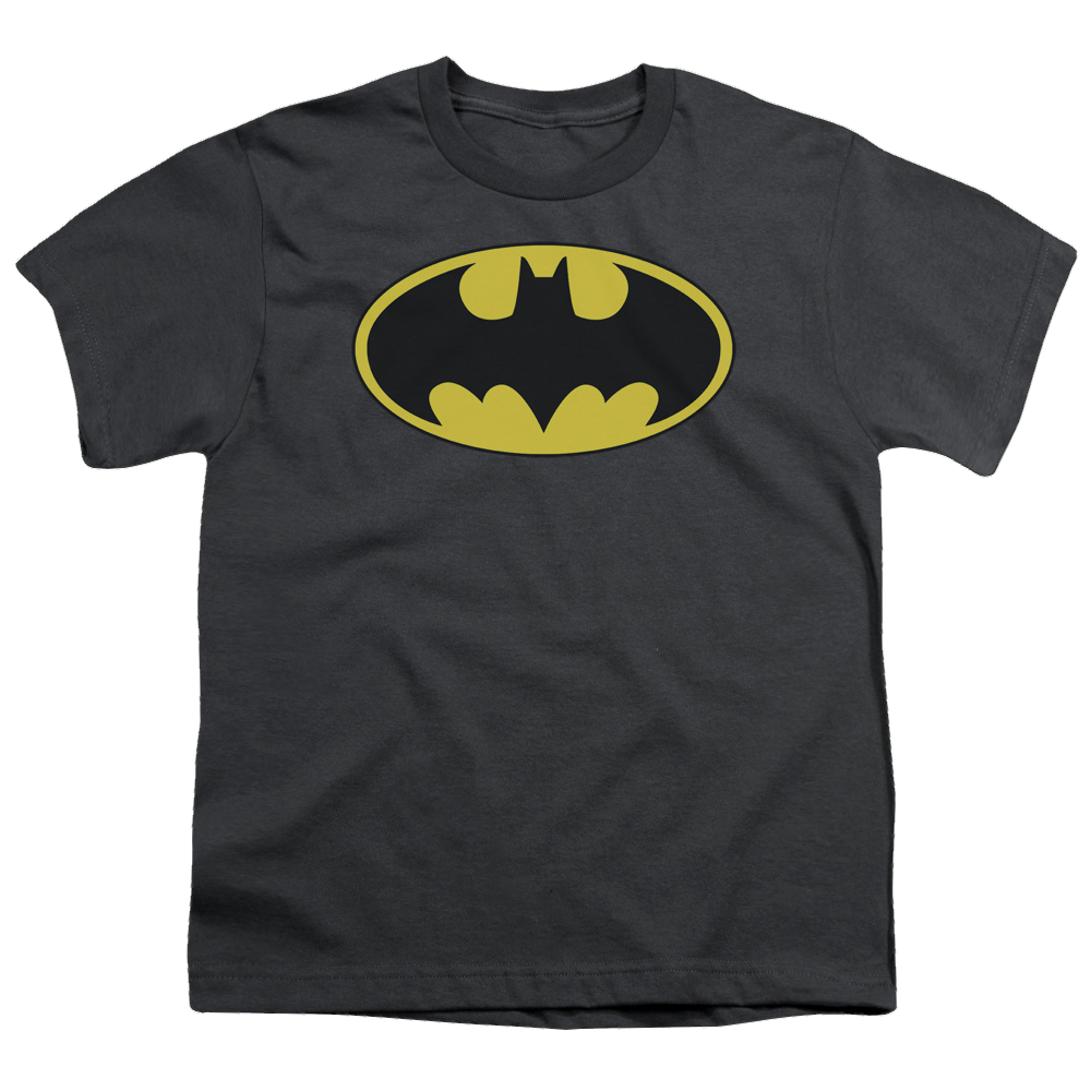 DC Batman Classic Bat Logo - Youth T-Shirt Youth T-Shirt (Ages 8-12) Batman   
