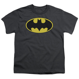 DC Batman Classic Bat Logo - Youth T-Shirt Youth T-Shirt (Ages 8-12) Batman   