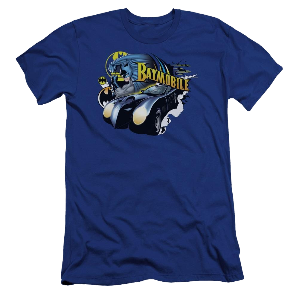 Dc Batman Batmobile - Men's Premium Slim Fit T-Shirt Men's Premium Slim Fit T-Shirt Batman   