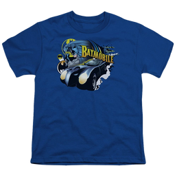 DC Batman Batmobile - Youth T-Shirt Youth T-Shirt (Ages 8-12) Batman   