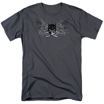 Charcoal men's regular fit t-shirt with Batman Ill Omen graphic