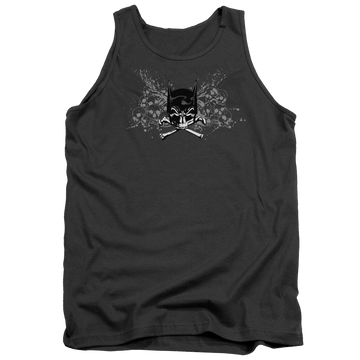 Charcoal men's tank with Batman Ill Omen graphic