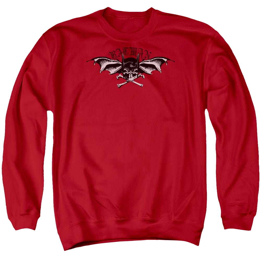 Batman Wings Of Wrath - Men's Crewneck Sweatshirt Men's Crewneck Sweatshirt Batman   