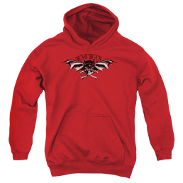 DC Batman Wings Of Wrath - Youth Hoodie Youth Hoodie (Ages 8-12) Batman   