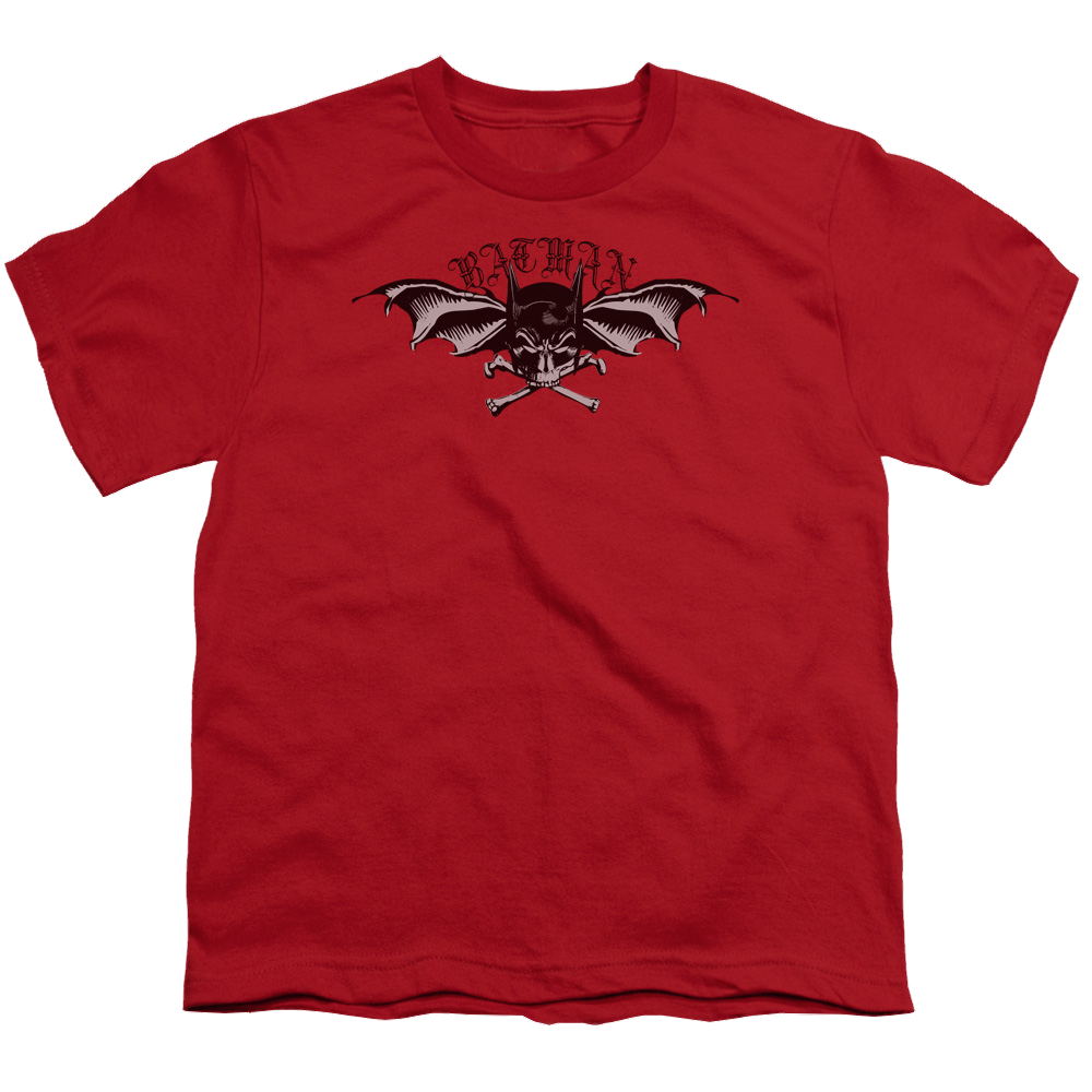 DC Batman Wings Of Wrath - Youth T-Shirt Youth T-Shirt (Ages 8-12) Batman   