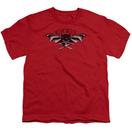 DC Batman Wings Of Wrath - Youth T-Shirt Youth T-Shirt (Ages 8-12) Batman   