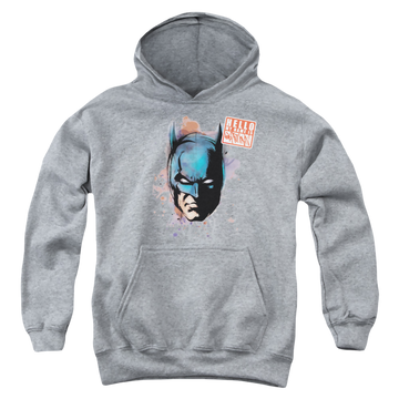 DC Batman Hello - Youth Hoodie Youth Hoodie (Ages 8-12) Batman   