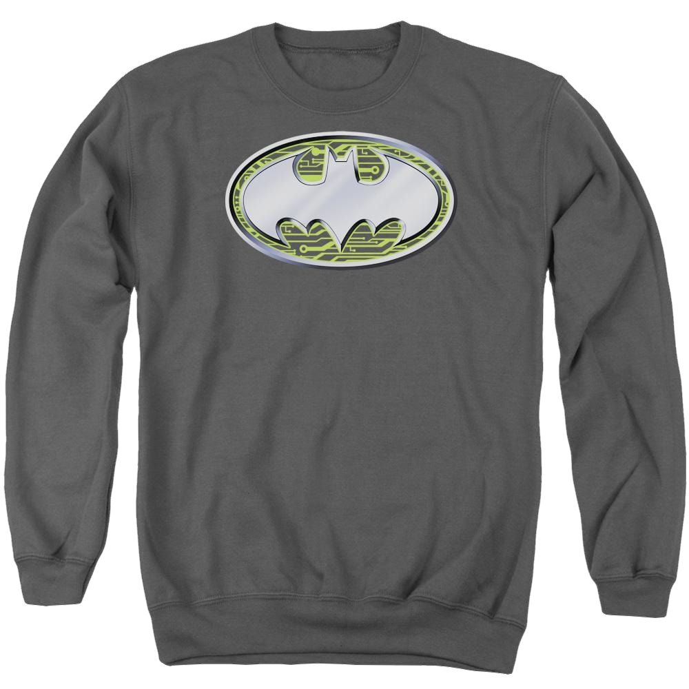 Batman Circuits Logo - Men's Crewneck Sweatshirt Men's Crewneck Sweatshirt Batman   