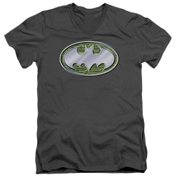 Batman Circuits Logo - Men's V-Neck T-Shirt Men's V-Neck T-Shirt Batman   