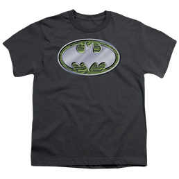 DC Batman Circuits Logo - Youth T-Shirt Youth T-Shirt (Ages 8-12) Batman   