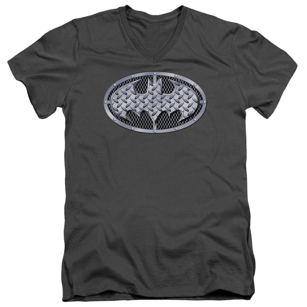 Batman Steel Mesh Shield - Men's V-Neck T-Shirt Men's V-Neck T-Shirt Batman   