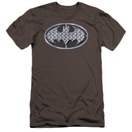 Batman Steel Mesh Shield - Men's Premium Slim Fit T-Shirt Men's Premium Slim Fit T-Shirt Batman   