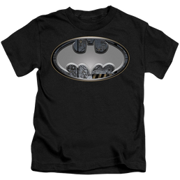 DC Batman Steel Wall Shield - Kid's T-Shirt Kid's T-Shirt (Ages 4-7) Batman   