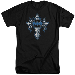 Batman Gothic Steel Logo - Men's Tall Fit T-Shirt Men's Tall Fit T-Shirt Batman   