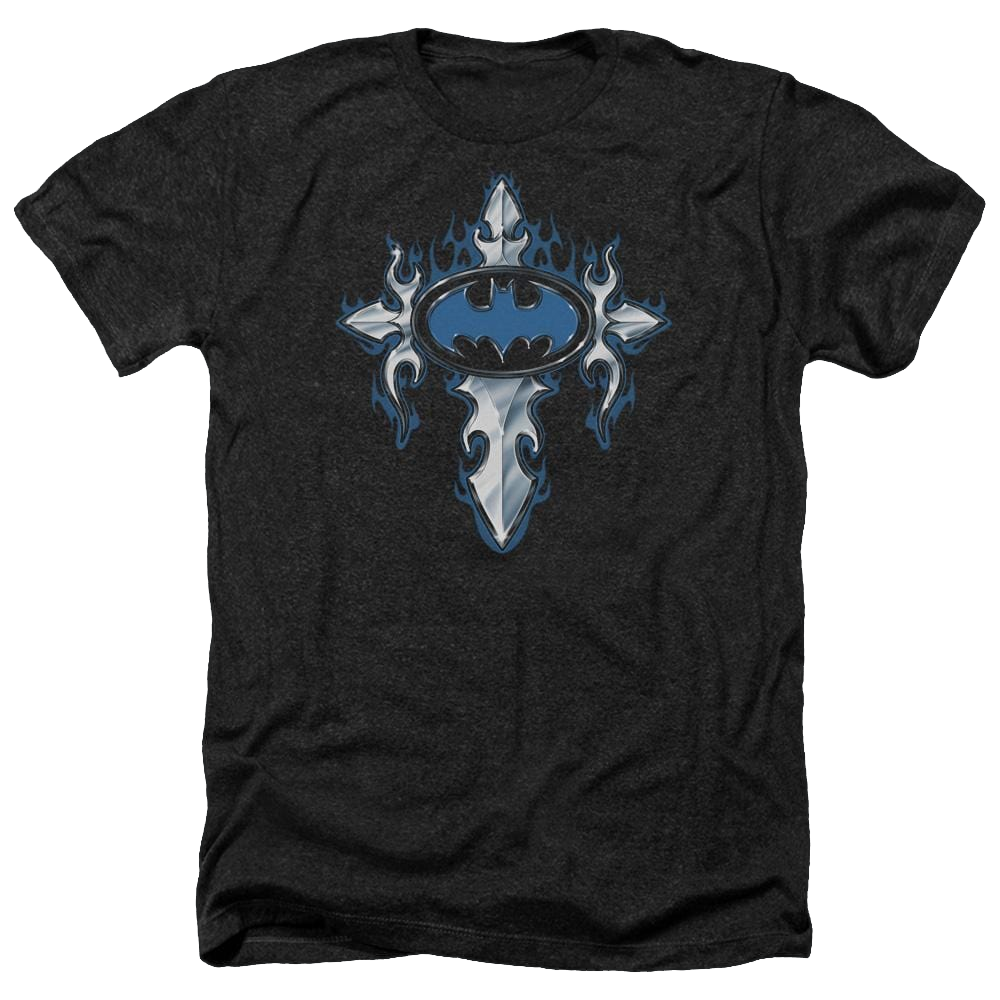 Batman Gothic Steel Logo - Men's Heather T-Shirt Men's Heather T-Shirt Batman   