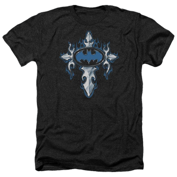 Batman Gothic Steel Logo - Men's Heather T-Shirt Men's Heather T-Shirt Batman   