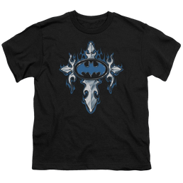 DC Batman Gothic Steel Logo - Youth T-Shirt Youth T-Shirt (Ages 8-12) Batman   