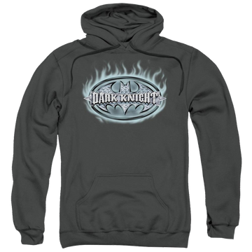 Batman Dark Knight Steel Shield - Pullover Hoodie Pullover Hoodie Batman   