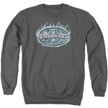 Batman Dark Knight Steel Shield - Men's Crewneck Sweatshirt Men's Crewneck Sweatshirt Batman   