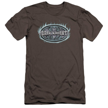 Batman Dark Knight Steel Shield - Men's Premium Slim Fit T-Shirt Men's Premium Slim Fit T-Shirt Batman   