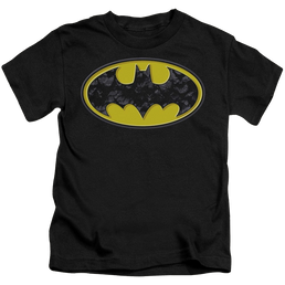 DC Batman Bats In Logo - Kid's T-Shirt Kid's T-Shirt (Ages 4-7) Batman   