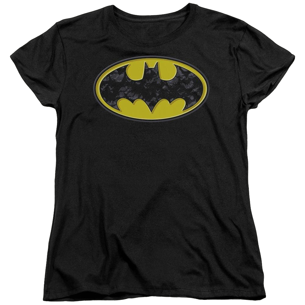 Batman Bats In Logo - Women's T-Shirt Women's T-Shirt Batman   