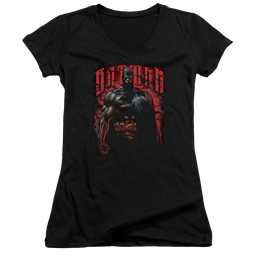 Batman Red Knight - Juniors V-Neck T-Shirt Juniors V-Neck T-Shirt Batman   