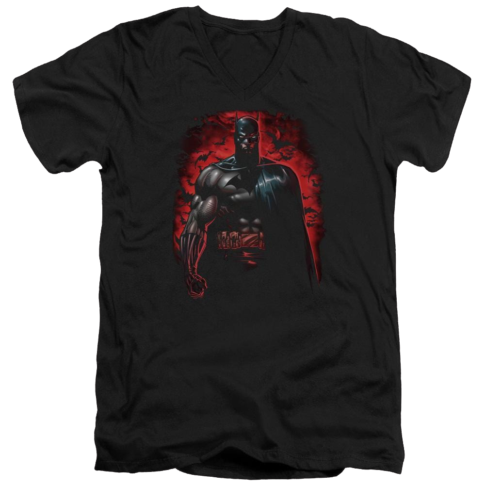 Batman Red Knight - Men's V-Neck T-Shirt Men's V-Neck T-Shirt Batman   