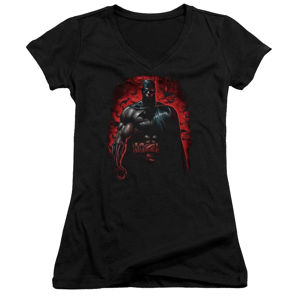 Dc Batman Red Knight - Juniors V-Neck T-Shirt Juniors V-Neck T-Shirt Batman   