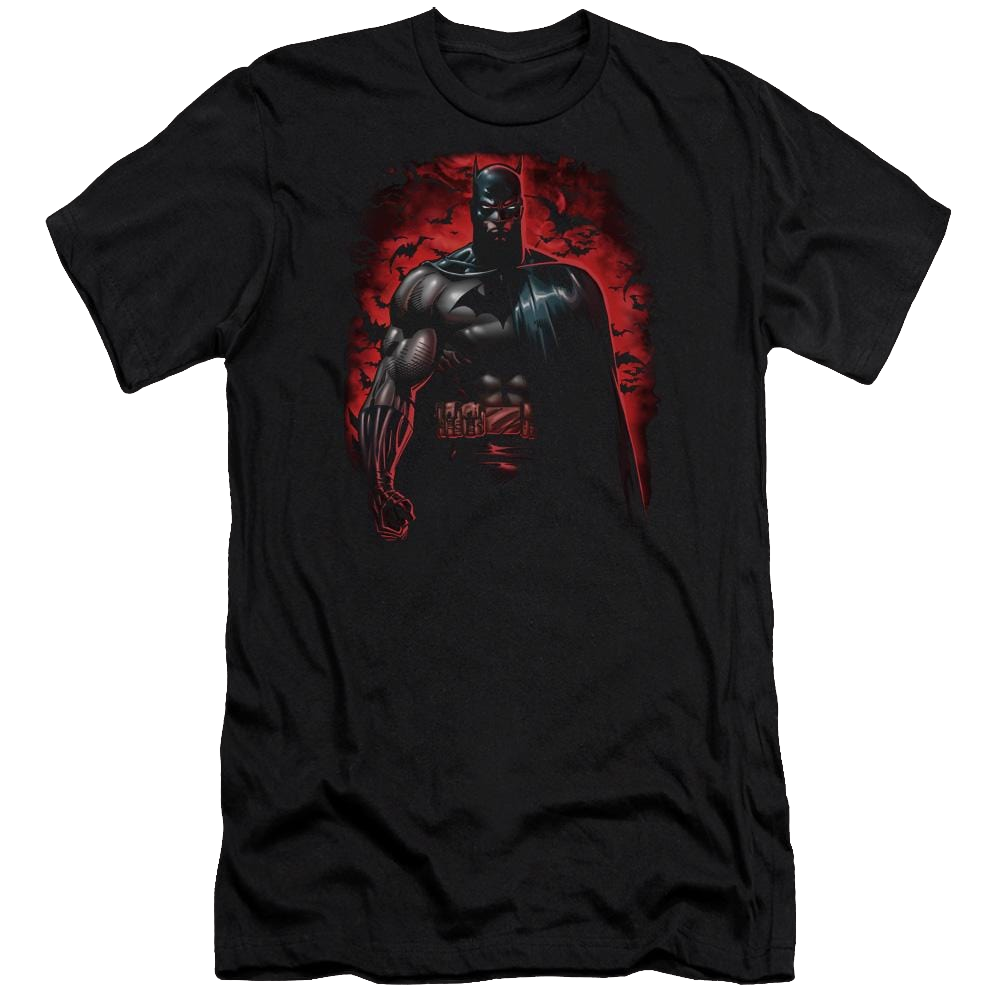 Dc Batman Red Knight - Men's Premium Slim Fit T-Shirt Men's Premium Slim Fit T-Shirt Batman   