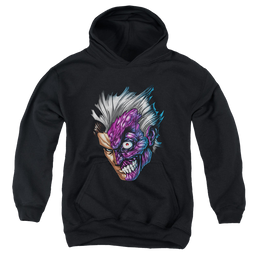 DC Batman Just Face - Youth Hoodie Youth Hoodie (Ages 8-12) Batman   