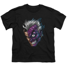 DC Batman Just Face - Youth T-Shirt Youth T-Shirt (Ages 8-12) Batman   