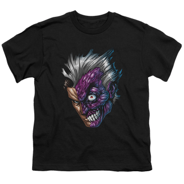 DC Batman Just Face - Youth T-Shirt Youth T-Shirt (Ages 8-12) Batman   