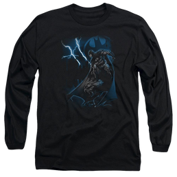 Batman Lightning Strikes - Men's Long Sleeve T-Shirt Men's Long Sleeve T-Shirt Batman   