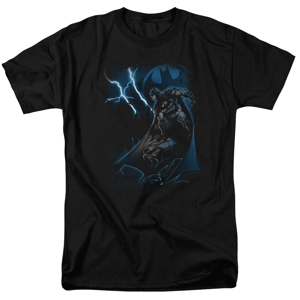 Batman Lightning Strikes - Men's Regular Fit T-Shirt Men's Regular Fit T-Shirt Batman   