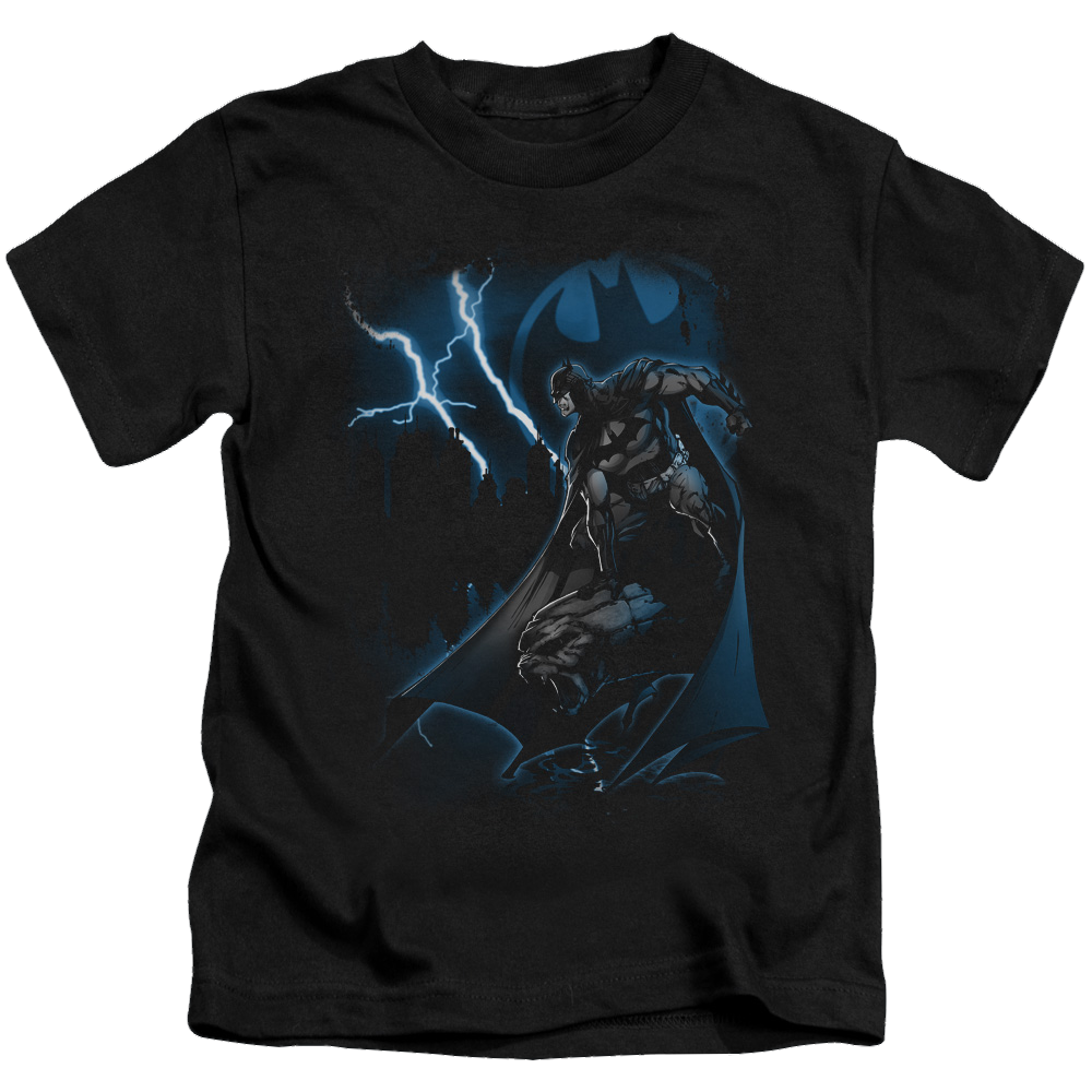 DC Batman Lightning Strikes - Kid's T-Shirt Kid's T-Shirt (Ages 4-7) Batman   