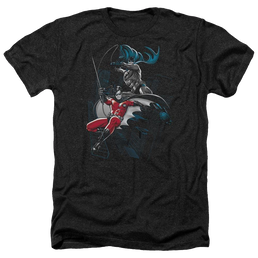 Batman Black And White - Men's Heather T-Shirt Men's Heather T-Shirt Batman   