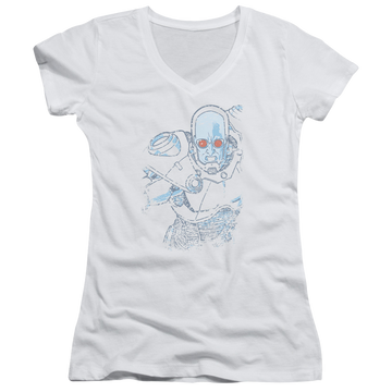 Batman Snowblind Freeze - Juniors V-Neck T-Shirt Juniors V-Neck T-Shirt Batman   