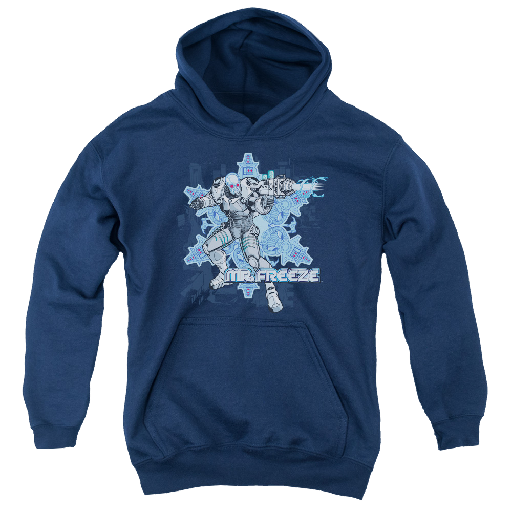 DC Batman Mr Freeze - Youth Hoodie Youth Hoodie (Ages 8-12) Batman   