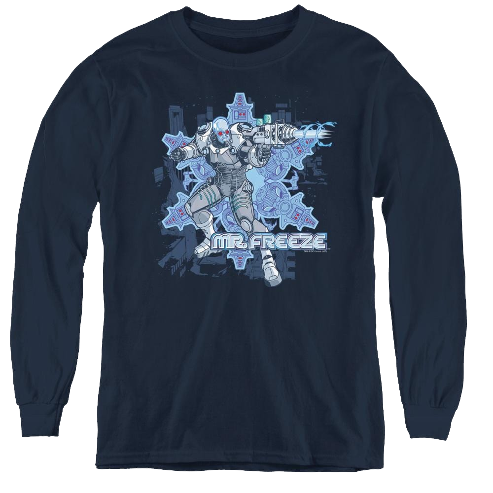 Dc Batman Mr Freeze - Youth Long Sleeve T-Shirt Youth Long Sleeve T-Shirt Batman   